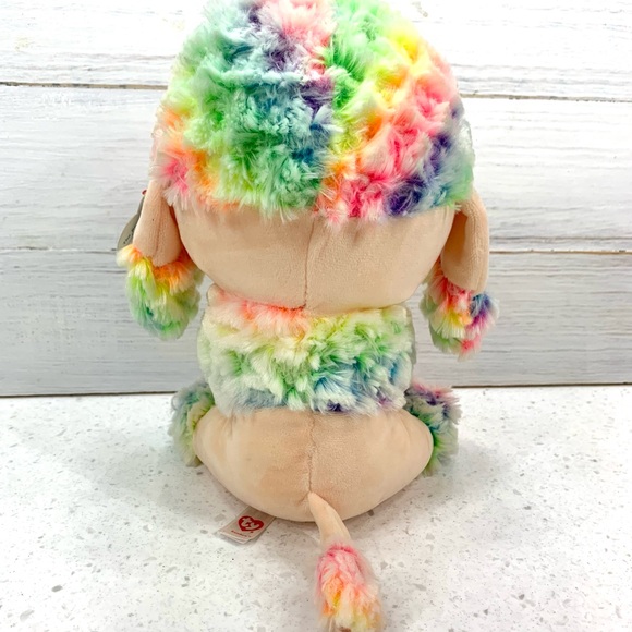 Ty Beanie Boos Rainbow the colorful Poodle - Picture 5 of 12